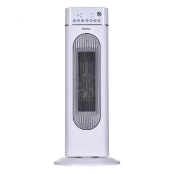 Ηλεκτρικός κεραμικός θερμαντήρας NOVEEN PTC3000, 2000 W (1200 W min), ένδειξη LED, χρονοδιακόπτης, τηλεχειριστήριο, ταλάντωση, λευκός