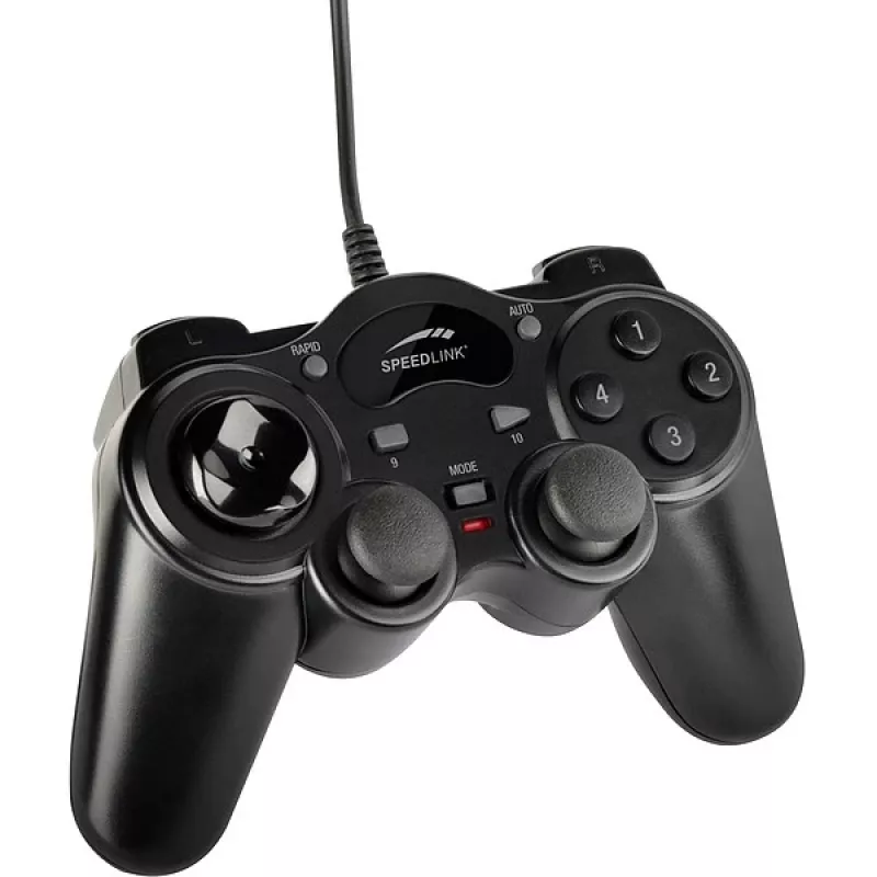 Speedlink THUNDERSTRIKE SL-6515-BK Gamepad για PC, Μαύρο
