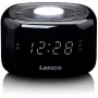 Lenco CR-12BK Ραδιόφωνο-ρολόι Digital Μαύρο (CR-12)