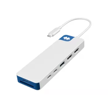 Hyper HyperDrive Flex 9-Port Dual-4K-HDMI-Dock, λευκό/μπλε | HD4103BUGL | Αριθμός θυρών HDMI 2