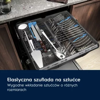 Εντοιχιζόμενο πλυντήριο πιάτων Electrolux EEM43201L, λεπτό 45 cm, 10 σερβίτσια, 46 dB, Inverter