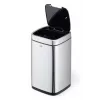 Durable TOUCH 12L ορθογώνιος ανοξείδωτο ατσάλι ασημί μαύρο