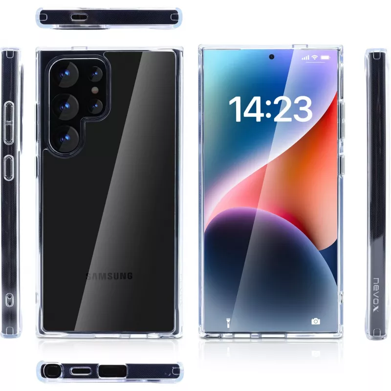 Θήκη nevox StyleShell SHOCKFlex Galaxy S25 Ultra διαφανές 6,8 ίντσες