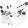 Ταξιδιωτικός αντάπτορας 20W GaN Nomad 2xUSB-C + 1xA