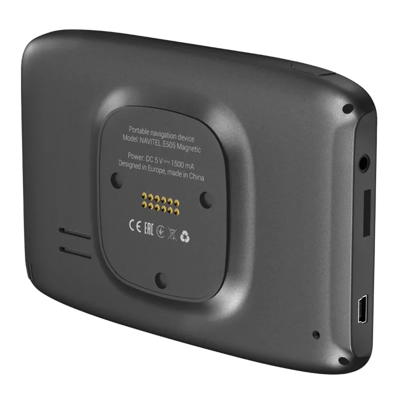 Πλοηγός GPS Navitel Navitel E505 Magnetic – οθόνη αφής TFT 5 ιντσών, 8 GB, MicroSD, Handheld/Σταθερό, 161 g