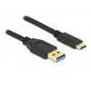 Καλώδιο USB DeLOCK SuperSpeed USB 3.2 Gen 2 Type-A σε Type-C 3 m