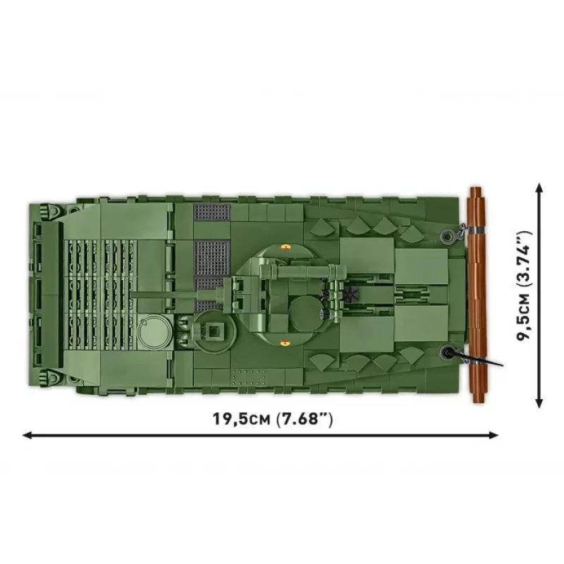 Σετ κατασκευής Cobi Blocks BMP-1 758 τεμ. – μοντέλο κλίμακας με τουβλάκια