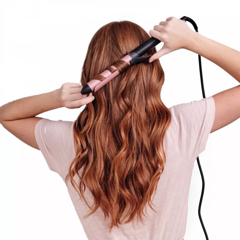 BaByliss C452E 32mm ψαλίδι μαλλιών Θερμό Μαύρο, Ροζ 98,4 (2,5 m)