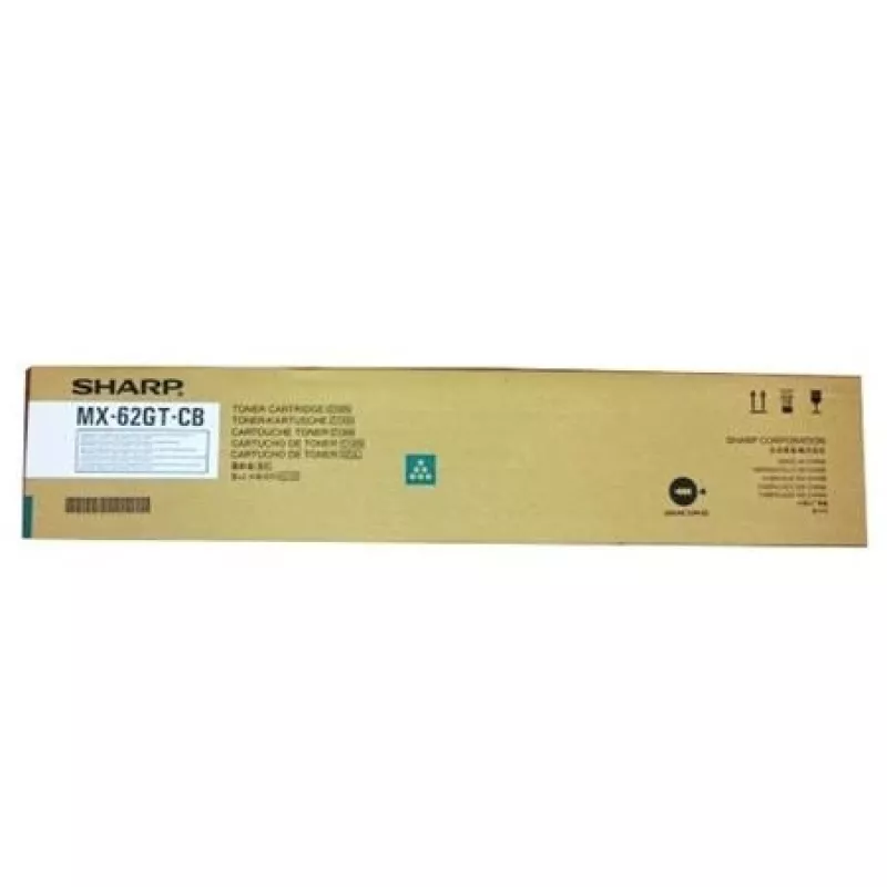 Sharp MX62GTCB Μελανοδοχείο 1 τεμ. Γνήσιο Κυανό