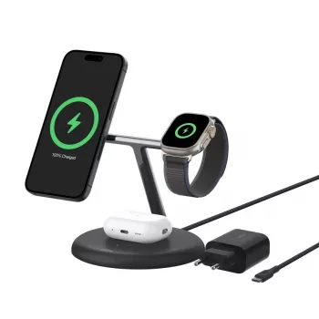 Φορτιστής Belkin WIZ023VFBK εσωτερικού χώρου USB ασύρματος για ακουστικά smartphone smartwatch μαύρος
