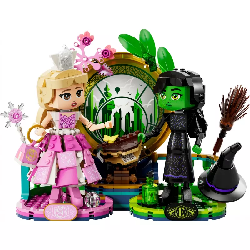 LEGO Wicked Φιγούρες Elphaba και Glinda 75682 – Σετ συλλεκτικών μίνι φιγούρων