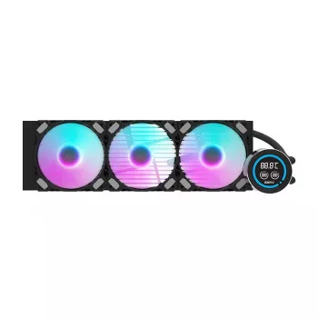 Ψυγείο υπολογιστή 360mm Darkflash DN-D360 μαύρο — Ψυγείο υγρής ψύξης 360mm, υποστήριξη για 3x120mm ανεμιστήρες