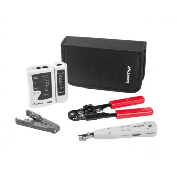 Σετ εργαλείων δικτύου LANBERG tester απογυμνωτής πρέσα crimp NT-0301 – υποστήριξη βύσματος RJ-12