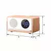 Ρολόι-ξυπνητήρι MANTA RDI912W Rimini, Bluetooth και ασύρματη φόρτιση, λευκό
