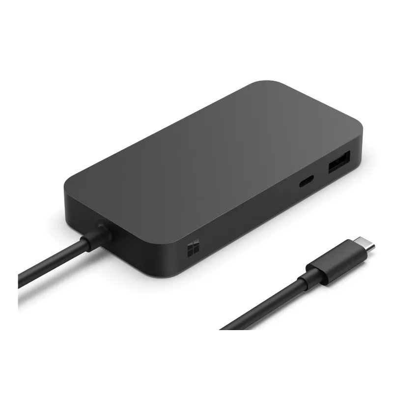 Σταθμός σύνδεσης Microsoft Surface USB4 Dock Ενσύρματο Μαύρο 100W Power Delivery