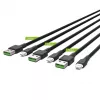 Καλώδιο Lightning Green Cell KABGCSET05 1,2 m Μαύρο