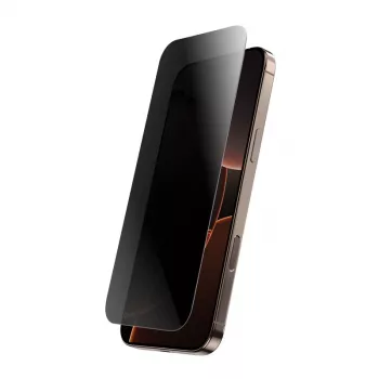 Βαμμένο γυαλί προστασίας απορρήτου Crong για iPhone 16 Pro Max – αντιθαμβωτικό, ανθεκτικό στις γρατσουνιές
