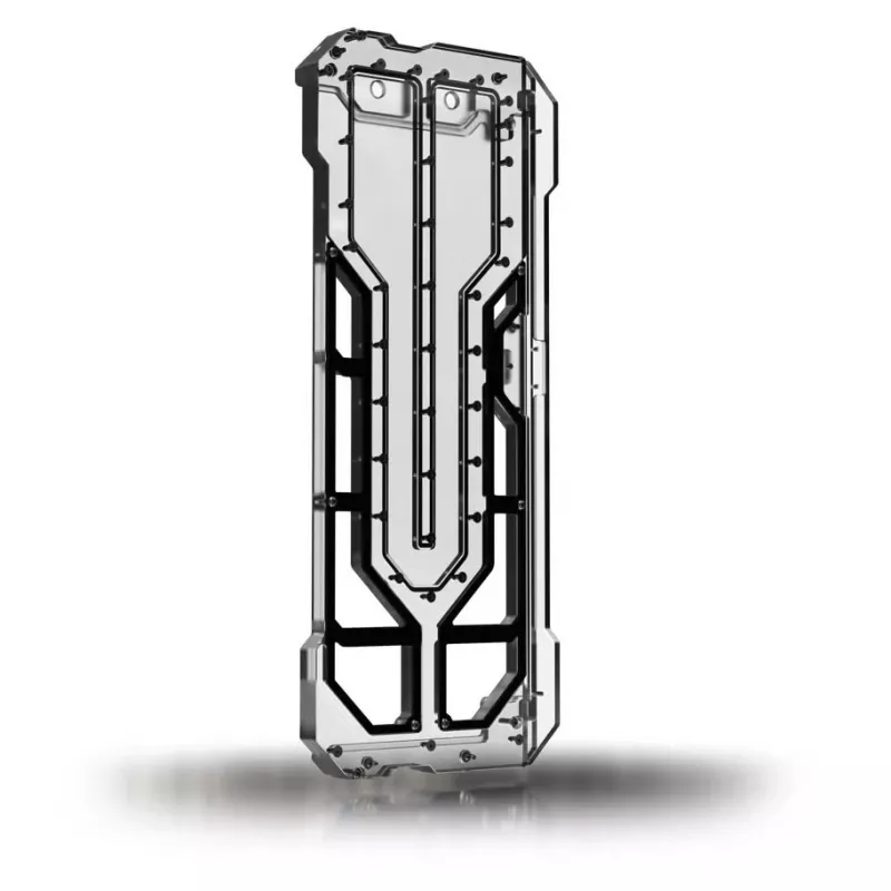 Singularity Spectre 4 Aevum Elite Acrylic κουτί υπολογιστή — διαφανές/μαύρη λεπτομέρεια