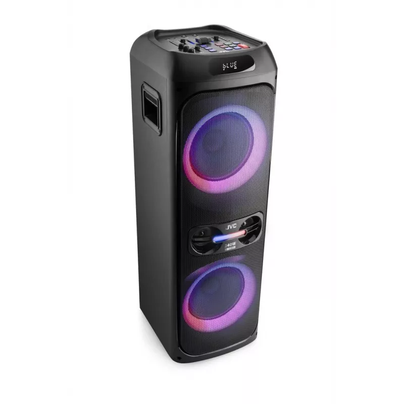 Φορητό ηχείο πάρτι JVC XS-EP624B — μαύρο, με μπαταρία, Bluetooth
