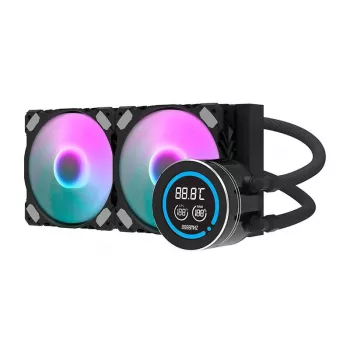 Ψυγείο 240mm Darkflash DN-D240 μαύρο — ψυγείο υδρόψυξης για συστήματα υγρής ψύξης PC