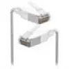 Καλώδιο δικτύου patch UBIQUITI UACC-CABLE-PATCH-EL-C6A-1M-W — Cat6a, 1 m, RJ-45, διαφανές λευκό