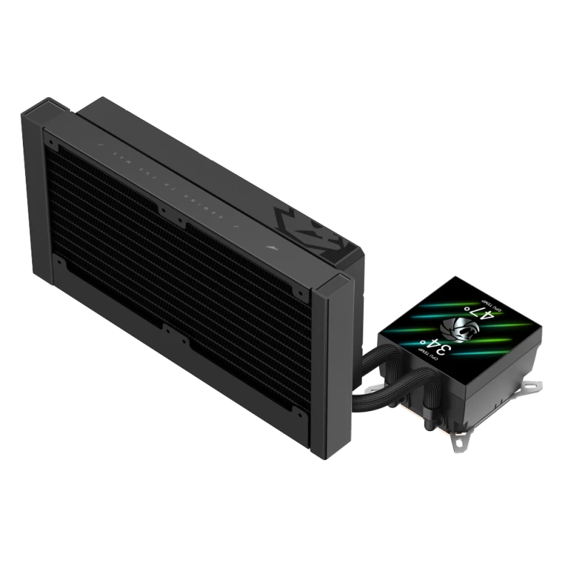 Gamemax υδρόψυξη CPU | GLACIER 240 LCD BK | Intel, AMD