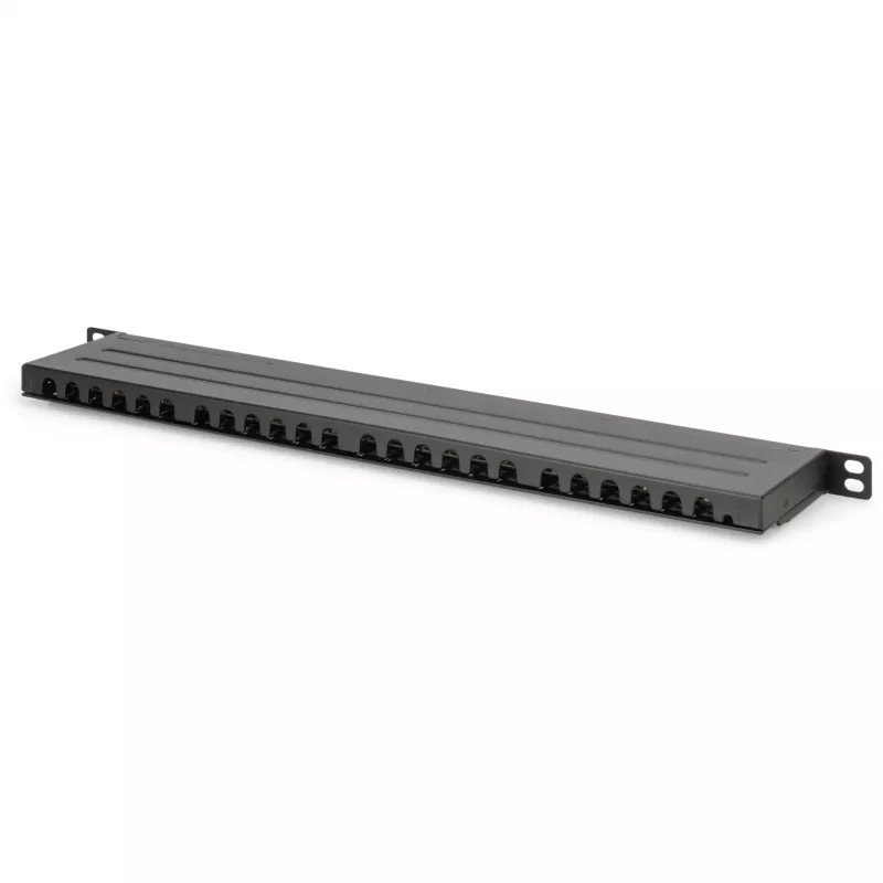 Patch Panel Digitus CAT 6 Class E High Density Θωρακισμένο Μαύρο