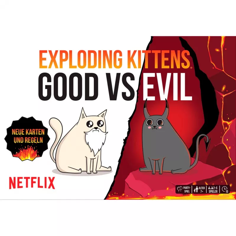 Exploding Kittens - Gut gegen Böse, Παιχνίδι με κάρτες