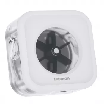 Flow Meter Barrow SLFV2-RGB W ARGB λευκό – αισθητήρας ροής υγρής ψύξης για κυκλώματα PC