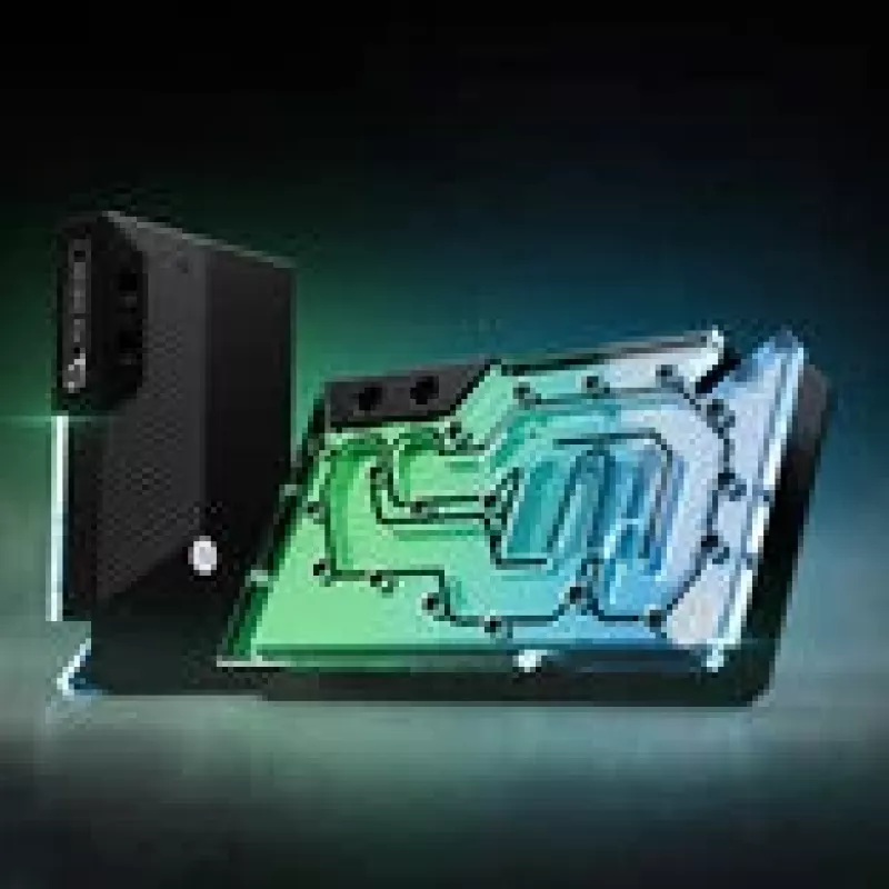 Υδρόψυκτρο GPU ek water blocks EK-Quantum Vector³ FE RTX 5090 — Επάνω μέρος από ακρυλικό