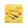 DeLOCK 85256 Καλώδιο βίντεο-αντάπτορας 2 m USB Type-C DisplayPort μαύρο