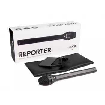 RØDE Reporter μαύρο μικρόφωνο συνέντευξης