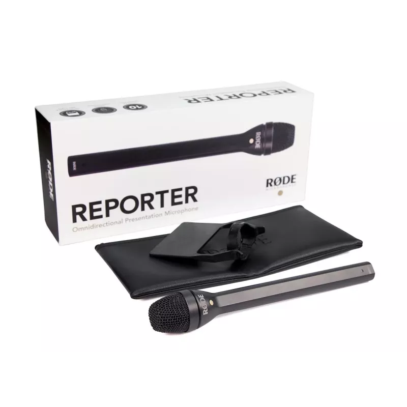 RØDE Reporter μαύρο μικρόφωνο συνέντευξης