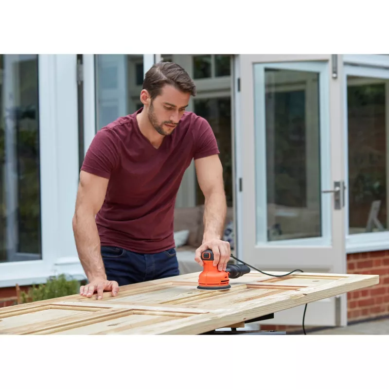 Black & Decker BEW210 Παλμικός τριβέας 14000 U/min Μαύρο, Πορτοκαλί