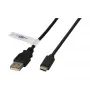 Efb K5258SW.0,5 καλώδιο USB μαύρο