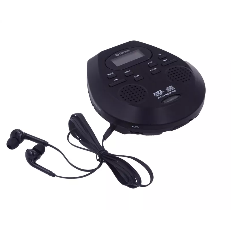 Φορητό CD player Denver DMP-395B Μαύρο Αναπαραγωγή MP3 Οθόνη LCD
