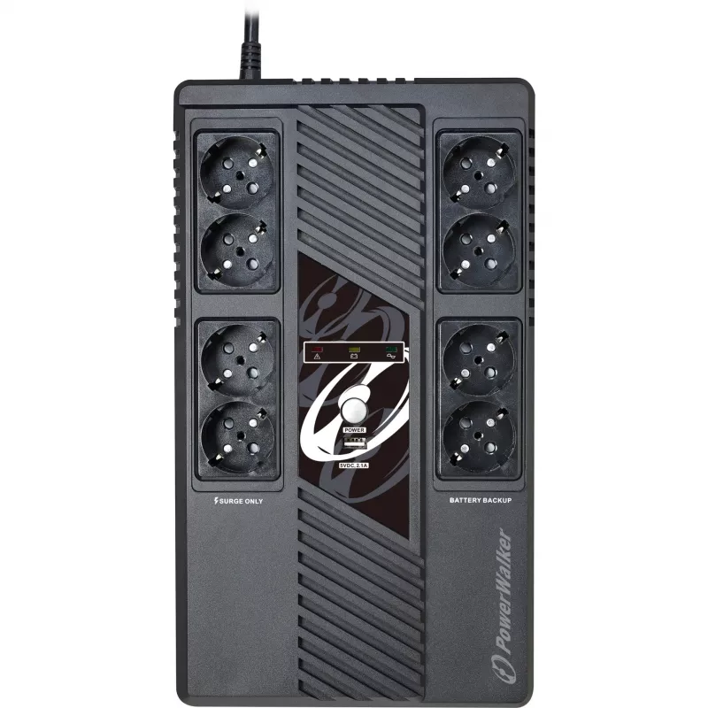 Σύστημα αδιάλειπτης τροφοδοσίας PowerWalker VI 600 MS