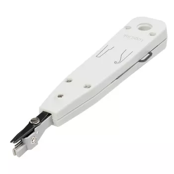 Πένσα Πρέσας Καλωδίων LOGILINK WZ0001A για RJ45/RJ11, ενσωματωμένος κόφτης και απογυμνωτής, λευκό