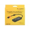 USB Hub DeLOCK USB 3.0 Type-C 3 θυρών