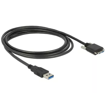 Καλώδιο USB DeLOCK 83599 USB 3.2 Gen 1 3m USB A Micro-USB B Μαύρο