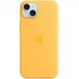 Θήκη σιλικόνης Cover Apple iPhone 15 Plus MagSafe Πορτοκαλί