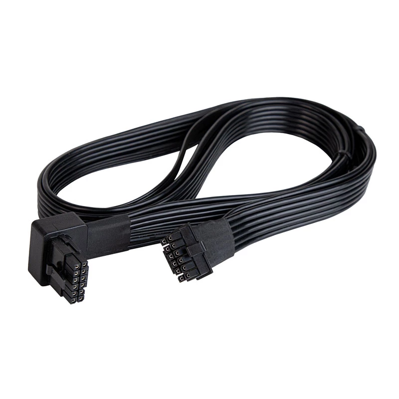 SilverStone SST-PP14-90 Καλώδιο 12VHPWR, 90 μοιρών, 650 mm, Μαύρο