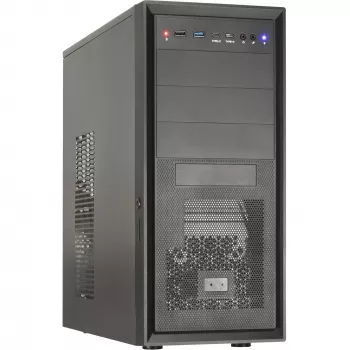 Κουτί υπολογιστή Inter-Tech ATX IT-8862 Plaid, Χρώμα Μαύρο