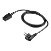Rittal DK 7200216 καλώδιο τροφοδοσίας, CEE 7/4 (M) γωνιακό σε IEC 60320 C19, 16 A, 100-240 V, 1,8 m