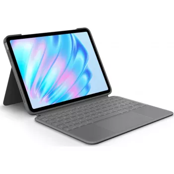 Logitech Combo Touch Πληκτρολόγιο QWERTY Δανικό Φινλανδικό Νορβηγικό Σουηδικό Smart Connector Γκρι