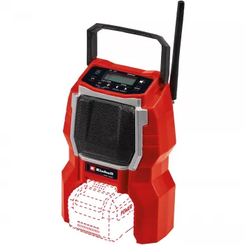 TC-RA 18 Li BT - Solo, Ραδιόφωνο εργοταξίου Κόκκινο/Μαύρο, Bluetooth, χωρίς μπαταρία και φορτιστή