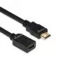 Καλώδιο επέκτασης HDMI MediaRange MRCS256, HDMI 2.0, 18 Gbit/s, ARC, HDMI Type-A αρσενικό σε θηλυκό, 2 m, μαύρο