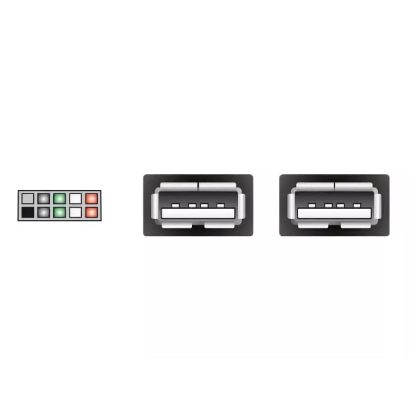 Εσωτερικό καλώδιο USB DeLOCK 83292 0,2 m υποδοχή σε υποδοχή