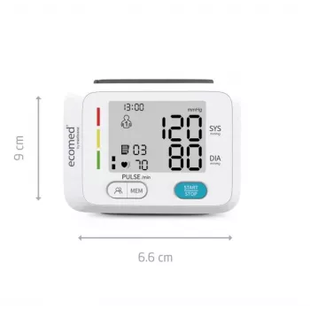 Ecomed BW-83E Πιεσόμετρο καρπού, αυτόματο, 2 χρήστες
