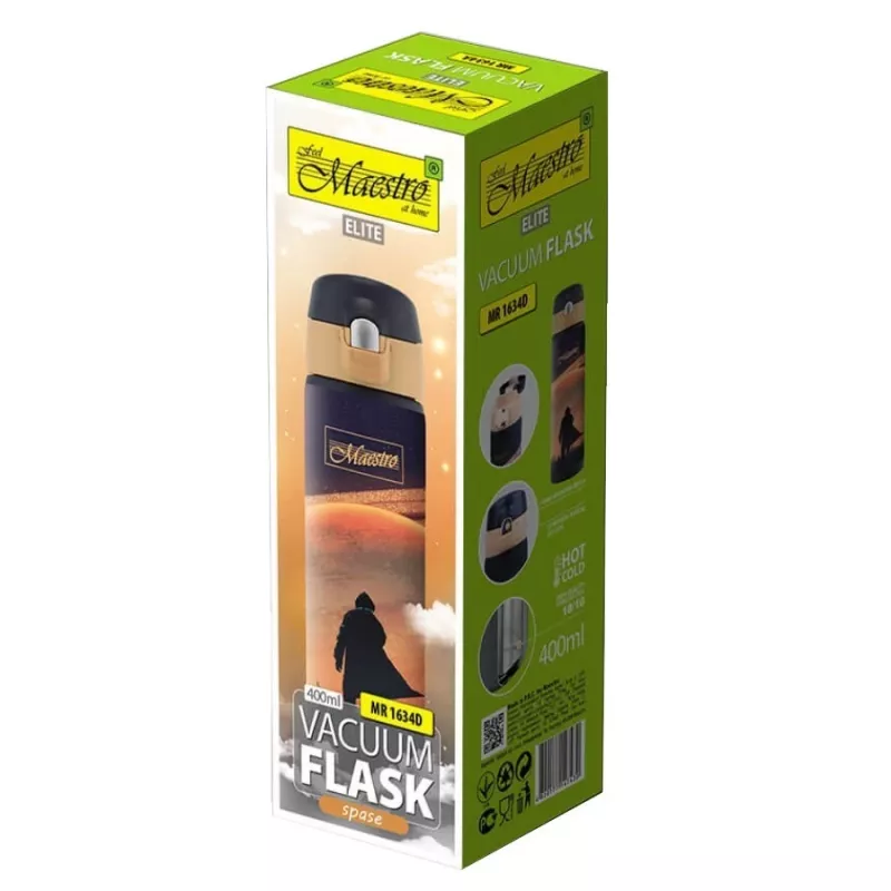 Θερμός ποτήρι Maestro MR-1634-D 400 ml Space, μονωμένο δοχείο ανοξείδωτου ατσαλιού